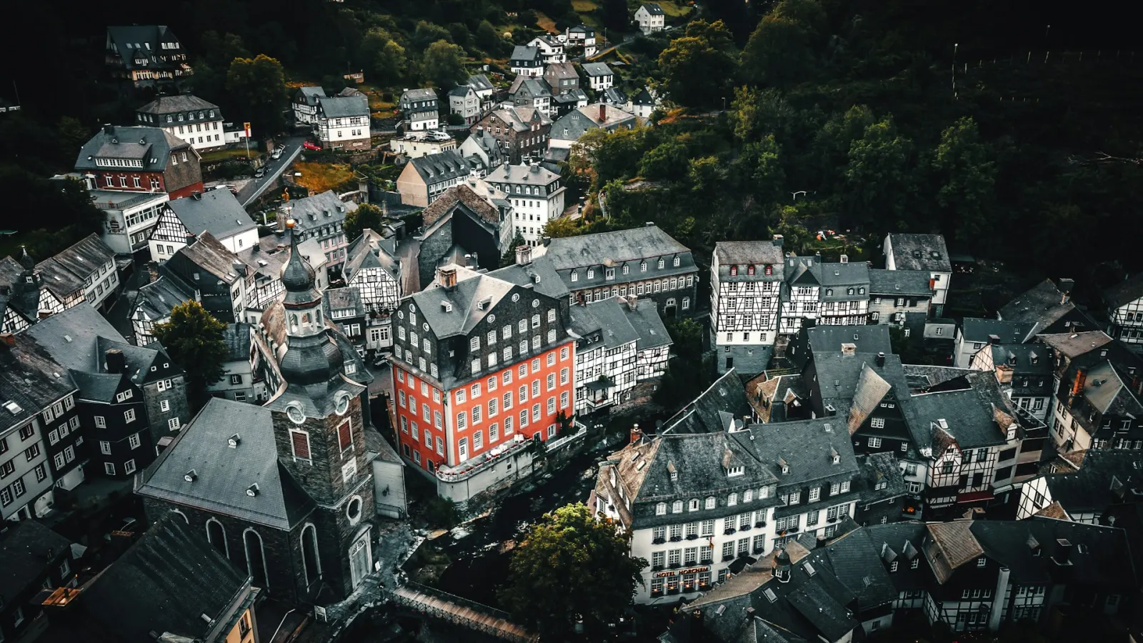 Quartier aus der Vogelperspektive